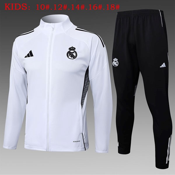 Ninos Chandal Real Madrid 2025/26 Blanco 6
